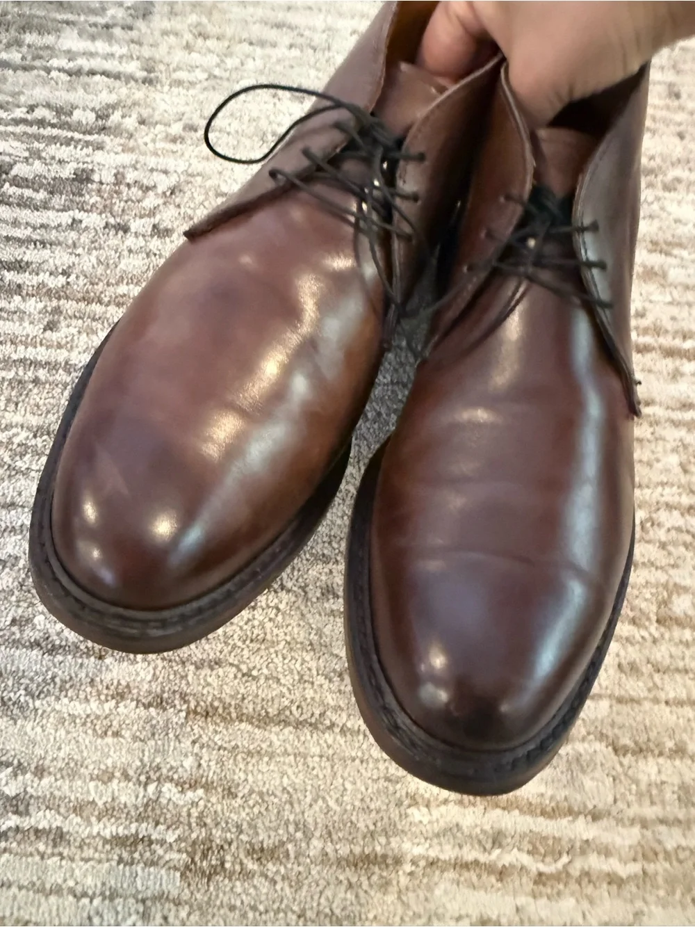 Ellen Edmonds  Dundee 2.0 Chukka Brown leather booties